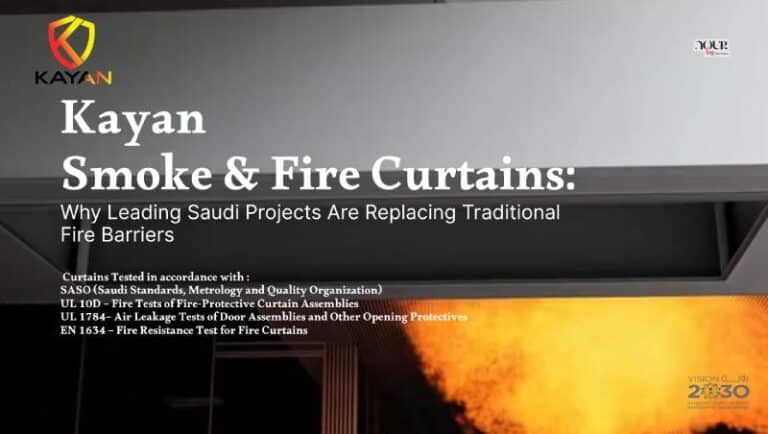 Kayan Smoke Curtains & Kayan Fire Curtains in KSA
